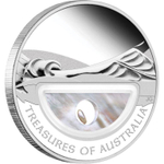 1 доллар. Жемчужина Жемчуг Сокровища Австралии. Австралия. 2011 год. PROOF