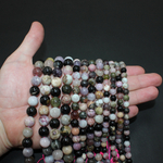 Турмалин микс AB бусины 6мм 8мм 10мм