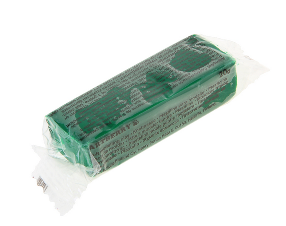 Пластилин мягкий "Artberry" светло-зеленый, 20 гр (ErichKrause) (Комплект 54шт.)