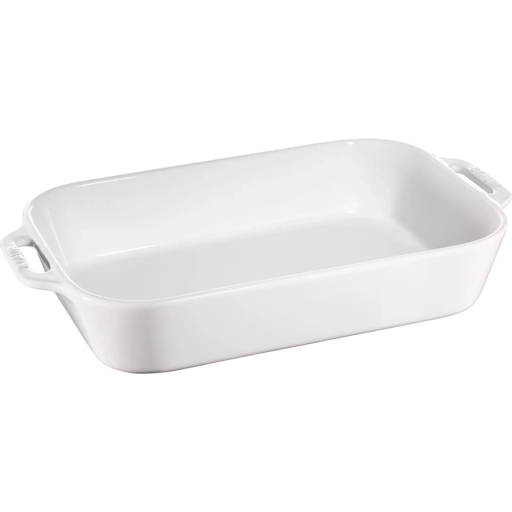 STAUB - Блюдо варочное керамическое 4,5л белое / артикул   40511-151-0  / GTIN 4009839317187