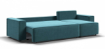 Угловой диван Норд Велюр Монолит зеленый