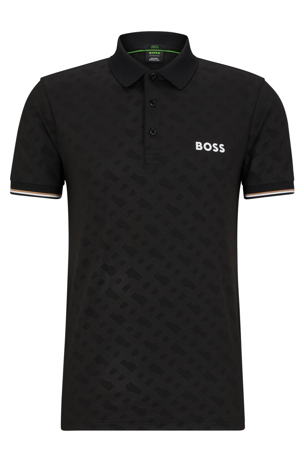 Поло Patteo MB BOSS GREEN - черный(50501282)