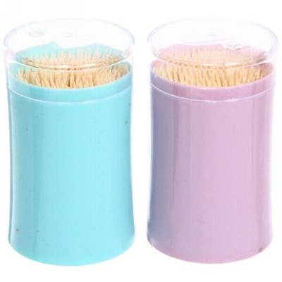 Зубочистки 290шт «Bamboo», цвет микс, 7,4 см