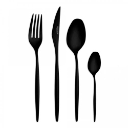 Набор столовых приборов 24 предмета на 6 персон Cristema Rabat черный