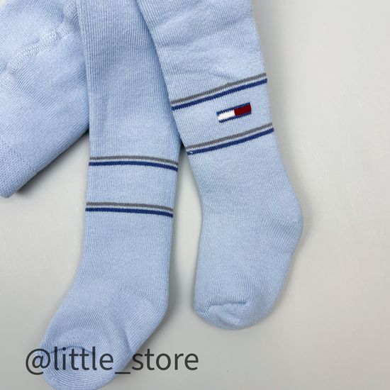 Колготки махровые Голубые