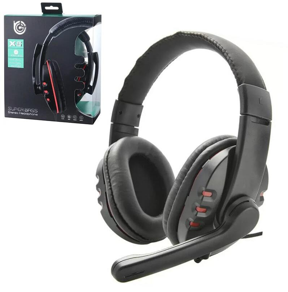 Игровая гарнитура полноразмерная TUCCI X6 (черный)