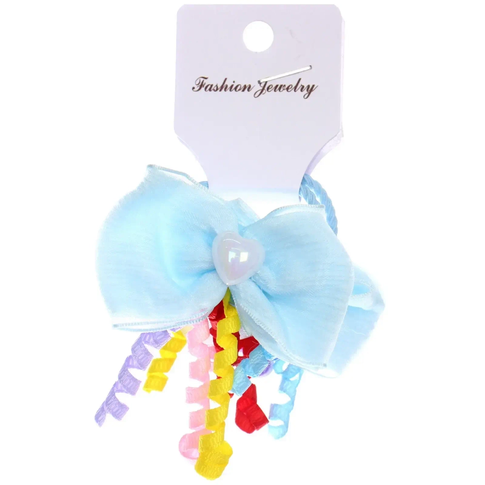 Резинки для волос детские 2шт «КОНФЕТКИ», конфети, микс 5 цветов, d-3см