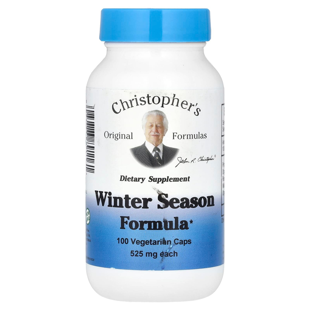 Christopher's Original Formulas, зимняя формула, 100 вегетарианских капсул