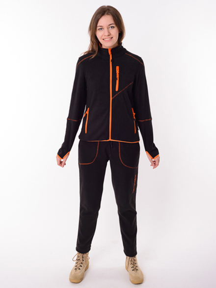 Флисовый костюм "Рич" Женский (Флис, черный) Triton