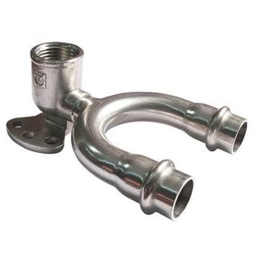 Водорозетка проходная пресс Valtec 15х1/2" ВР (пресс-фитинги из нерж. стали серии VTi.954.DI)