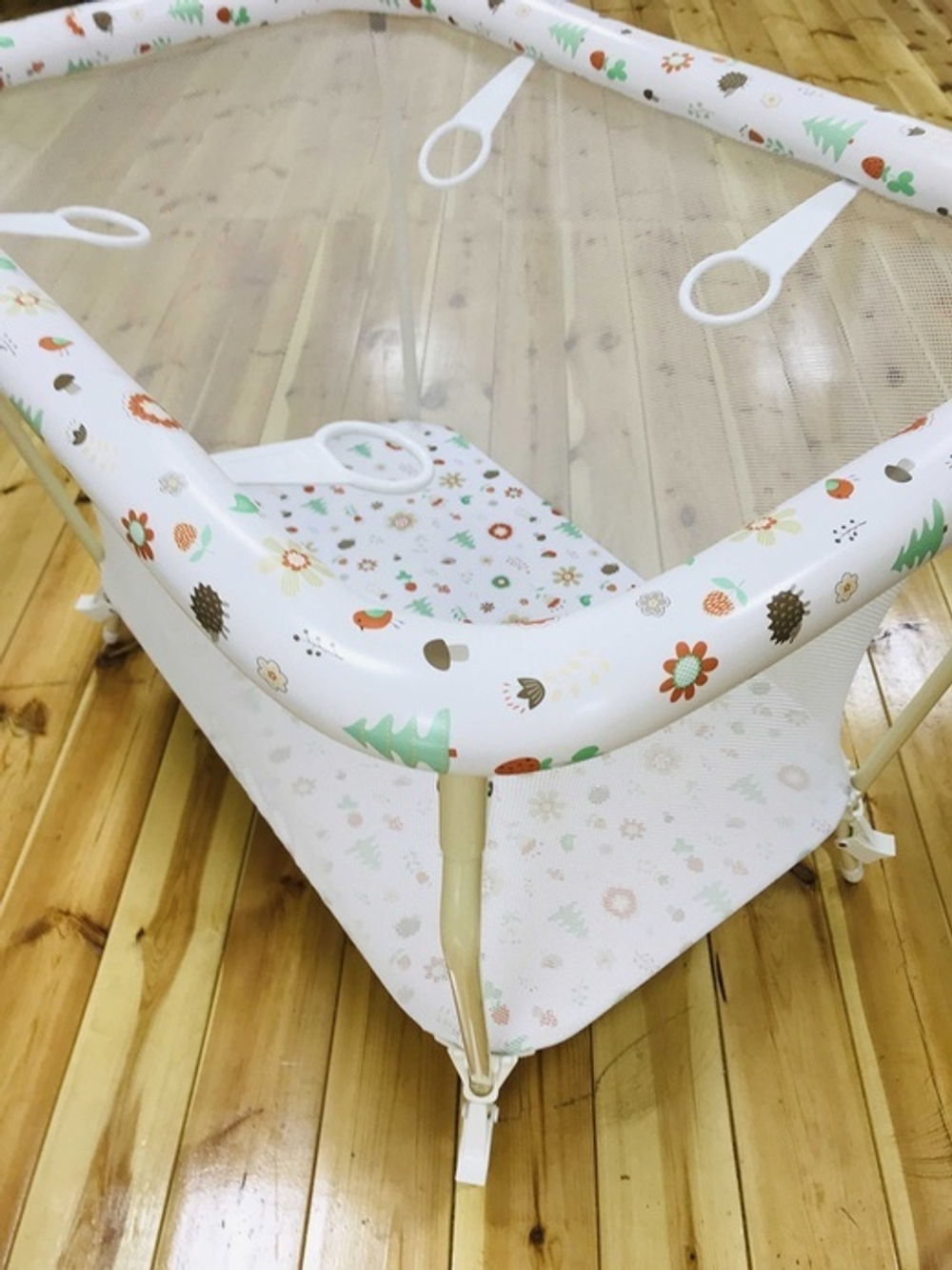 Манеж Фея Классика (Лесные друзья, бежевый,арт.0001687-6)