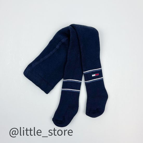 Колготки махровые, Темно-синие