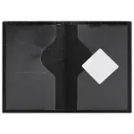 Обложка на паспорт, Brauberg Passport, натуральная кожа, черная