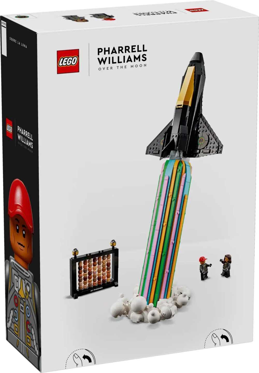 Конструктор LEGO Icons 10391 «Иконы над Луной» с Фарреллом Уильямсом