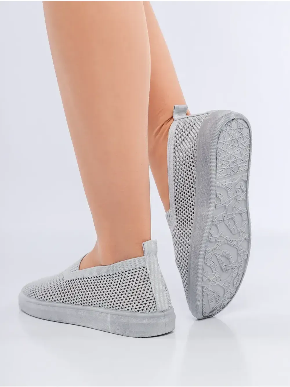 Мокасины летние текстильные