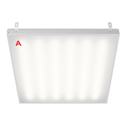 Светильник ГРИЛЬЯТО ДВО02-051 с БАП EM3 54Вт 5000К IP40 Матовый 6000лм 588х588х40мм WOLTA PRO