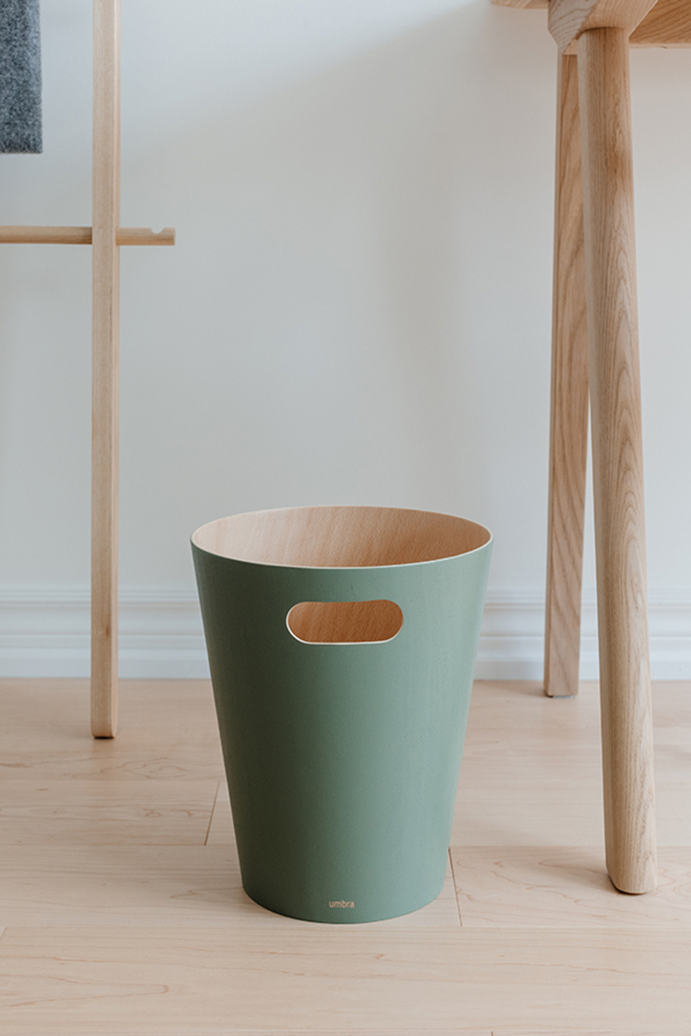Корзина для мусора, 7,5 л, woodrow, зеленая