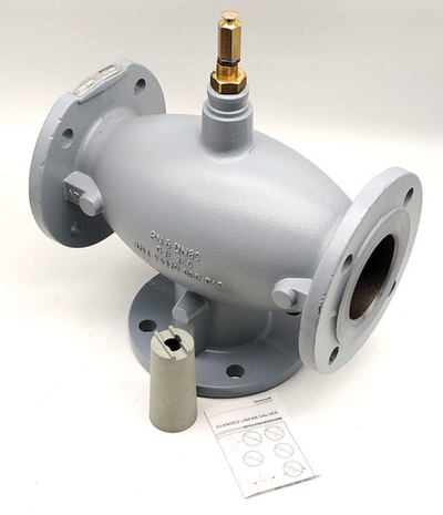 Клапан чугунный фланцевый 3-ходовой DN80 PN6 KVS100 Honeywell V5329C1083