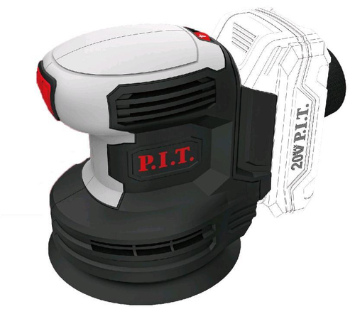 ЕАС Шлифмашина эксцентрик.  АККУМ. PDS20H-125A SOLO (20В, 125мм, Li-Ion,  6000-11000об/мин,коробка)