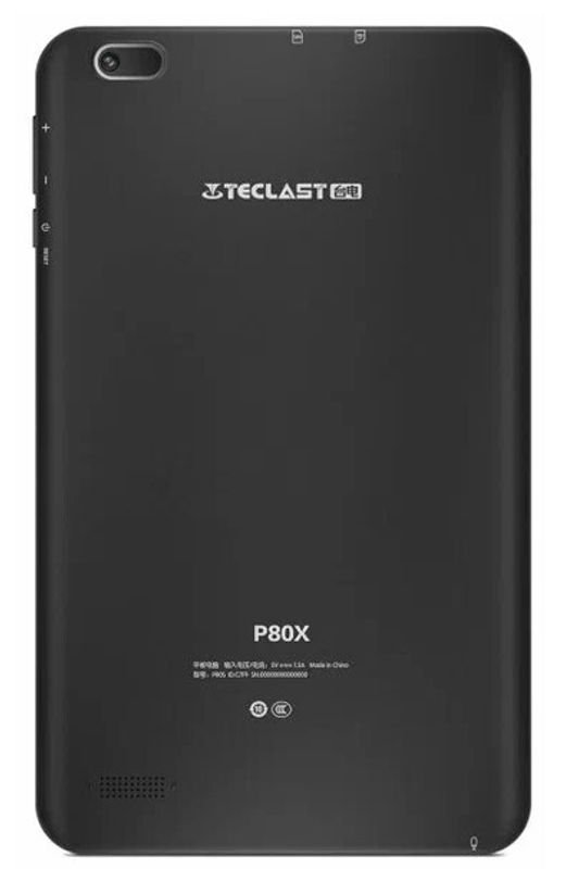 Задняя крышка для Teclast P80X (Черная)