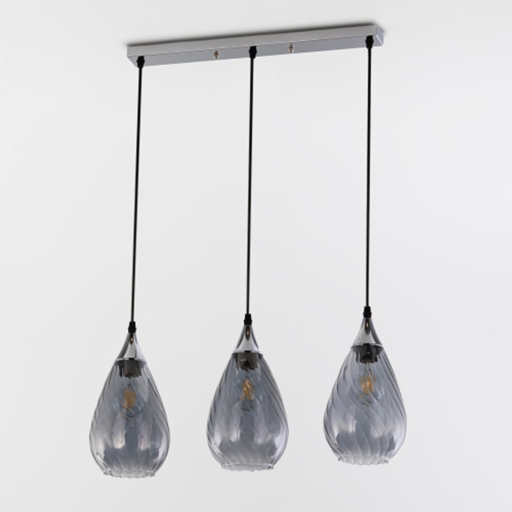 Светильник подвесной (подвес) Rivoli Lily 9122-203 3 х Е27 40 Вт модерн потолочный | Rivoli