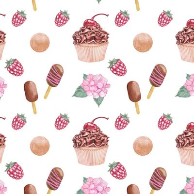 Ягодные капкейки