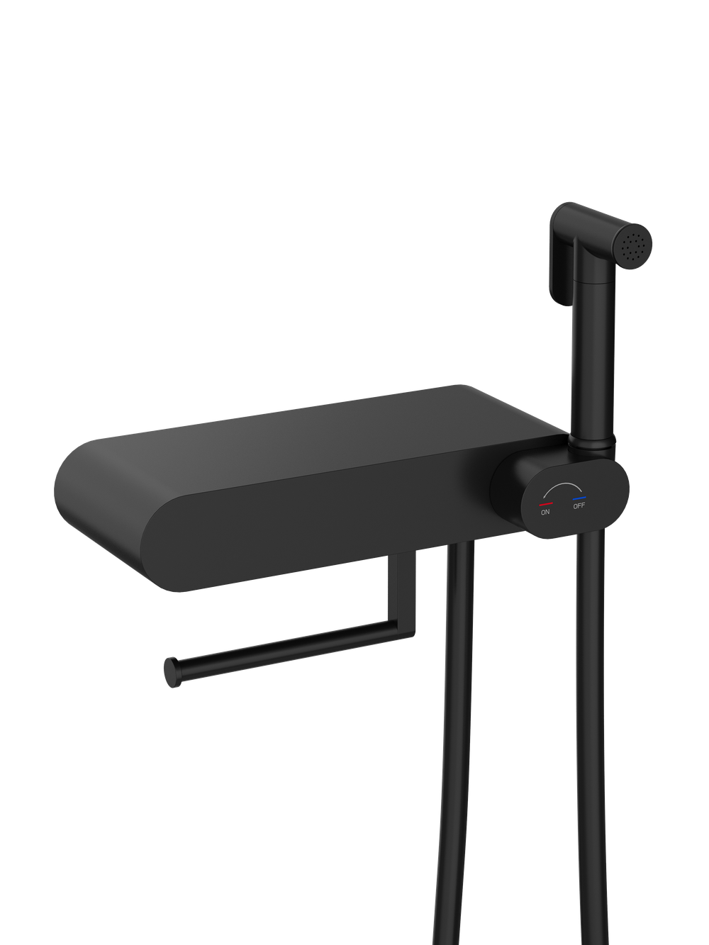 Гигиенический душ STWORKI Вестерос S26155BK со смесителем, матовый черный