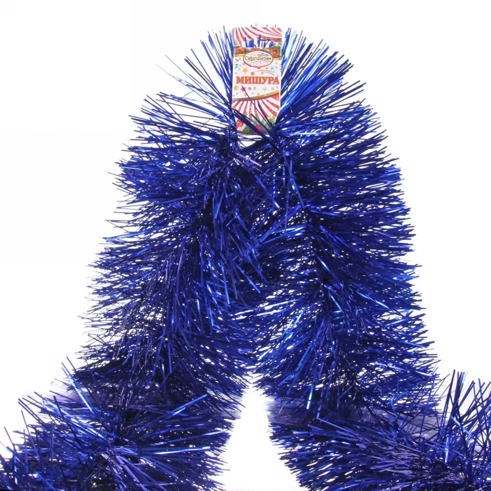 Мишура 2м 17см «Классика», Синий