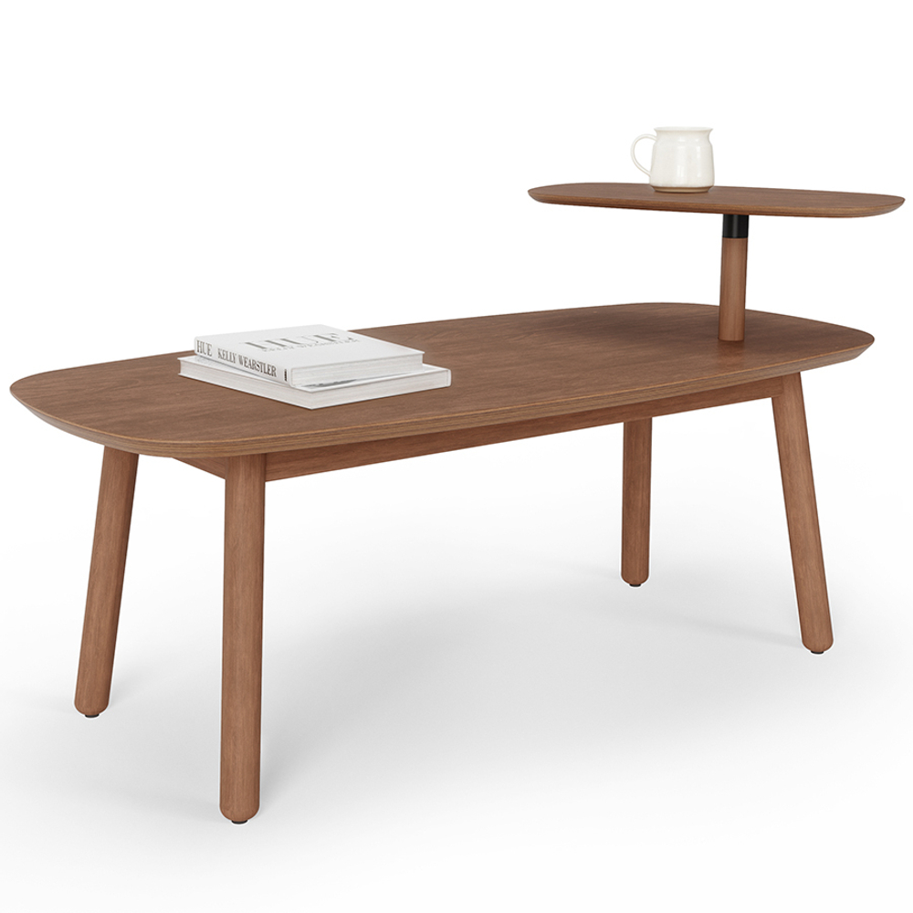 Столик кофейный Umbra Swivo светлый орех