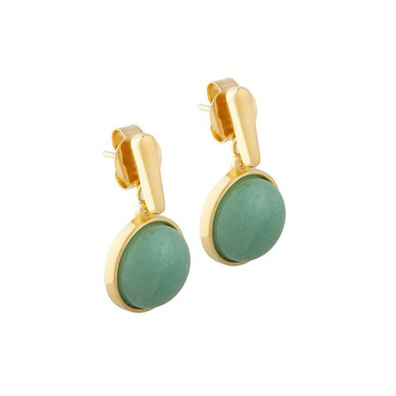 Серьги Possebon Pearl Green Quartz A1995.16 G/G