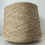 HEMP TWEED - Luxury Production by Ri.Go; 75% конопля, 25% вискоза; 240м/100гр; col. 2222 , цвет: песочный с цветными вкраплениями; S507