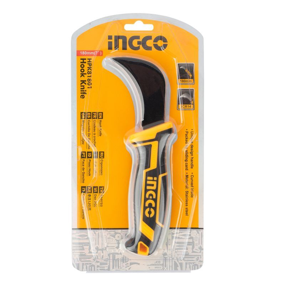 Нож для напольных покрытий 180 мм INGCO