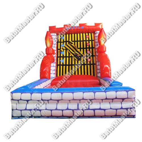 Надувной батут-прилипала "Замок"  7*3,8*4,5 м