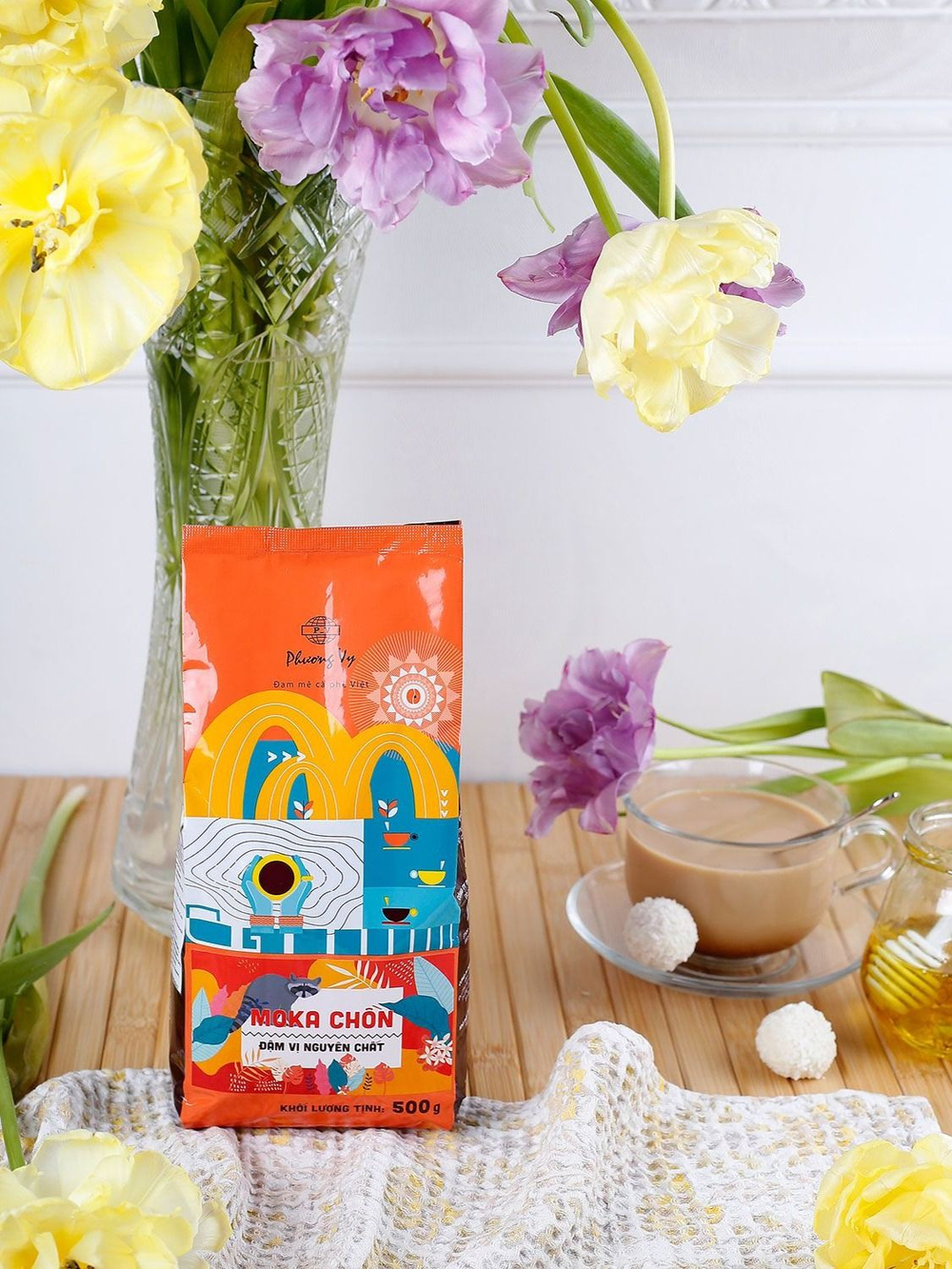 Кофе молотый вьетнамский Мoka Chon Phuоng Vy, 500г