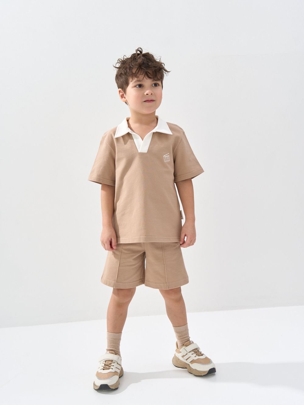 Футболка поло "Сливочный ирис"