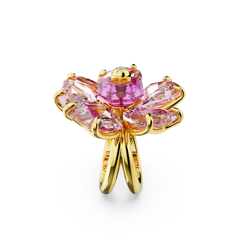 FLORERE:RING DOUBLE SHANK PINK/GOS 55