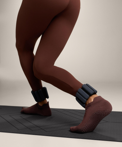 OYSHO Две пары носков-сникеров из смесового полиамида для йоги и пилатеса, розовый