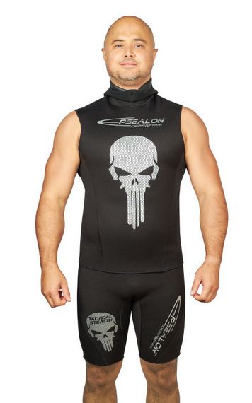 Майка Epsealon Skull с шлемом без рукавов  2.5 мм