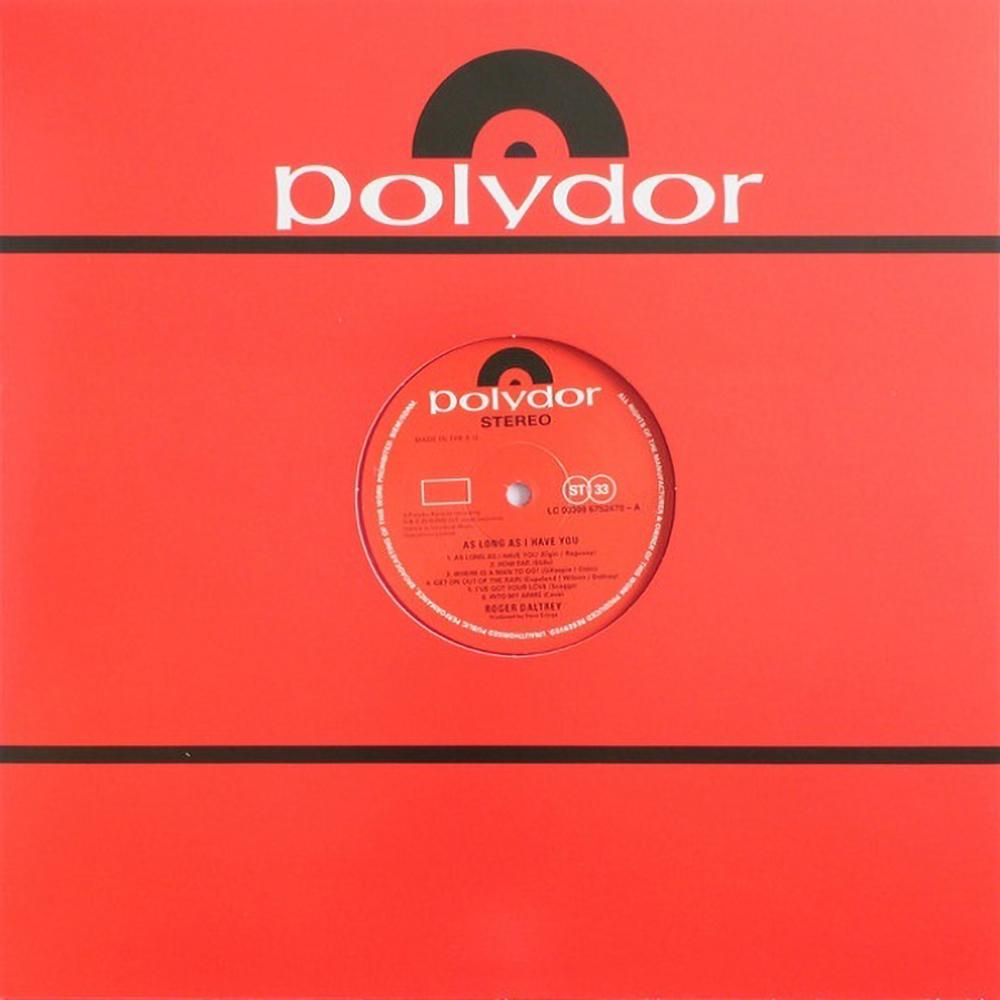 Roger Daltrey / As Long As I Have You (Coloured Vinyl)(LP)