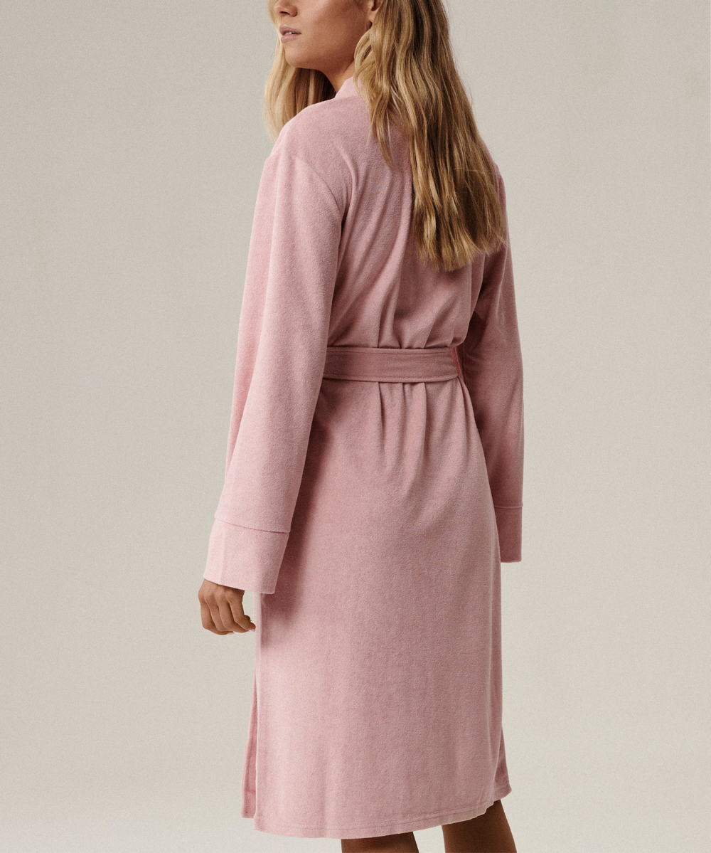 Женский халат Atlantic, 1 шт. в уп., хлопок, розовый, SZL-002