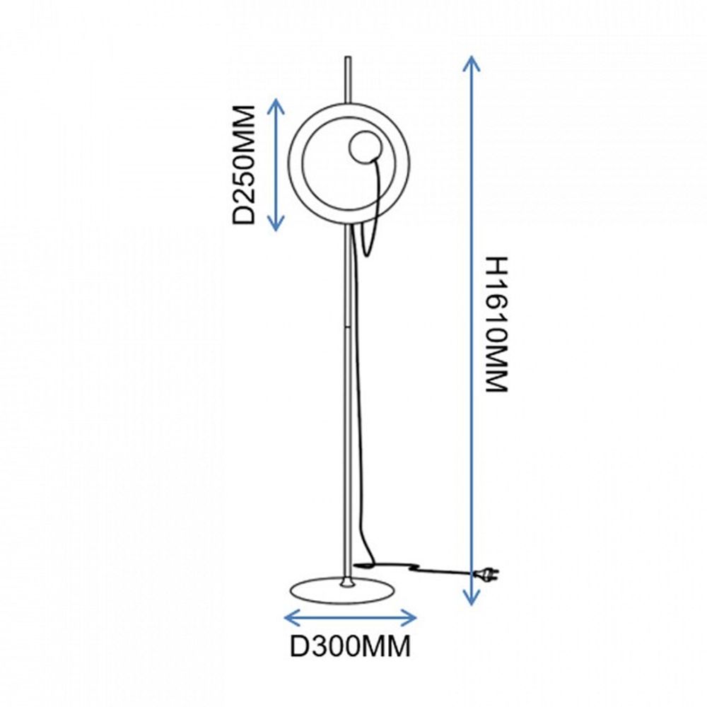 Торшер Imperiumloft MARGOTT White margott-fl01