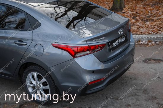 Реснички на задние фонари для Hyundai Solaris II