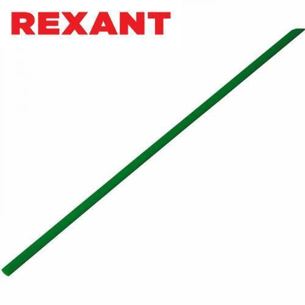 2,5/1,25 мм 1м термоусаживаемая трубка зеленая Rexant/20-2503