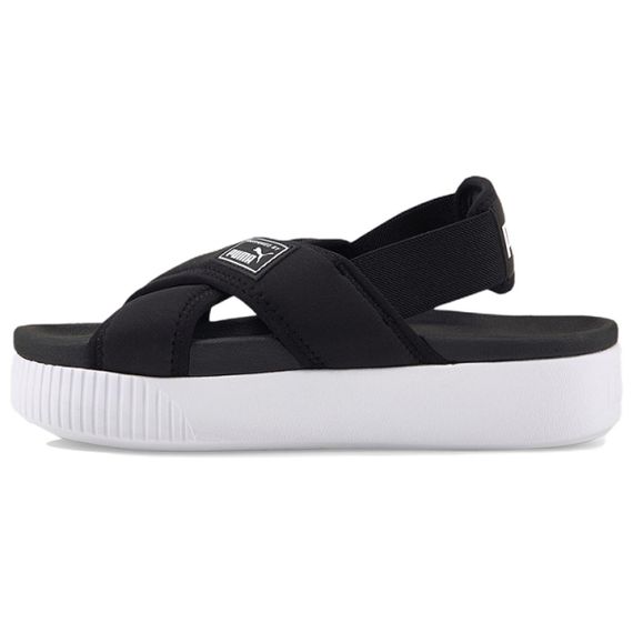 Puma Platform Sandals 'Black White'