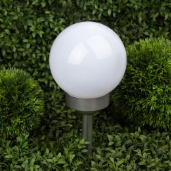 Светильник уличный ЭРА ERASF22-20 садовый на солнечных батареях Шар 15 см