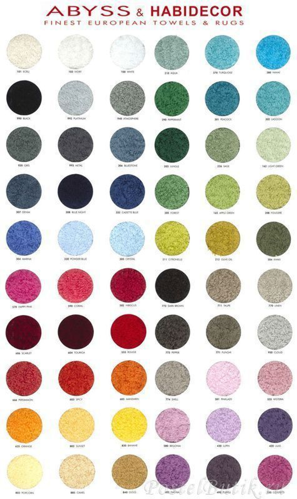 Коврик для ванной 70х120 Abyss & Habidecor Reversible 772 Dark Brown Португалия