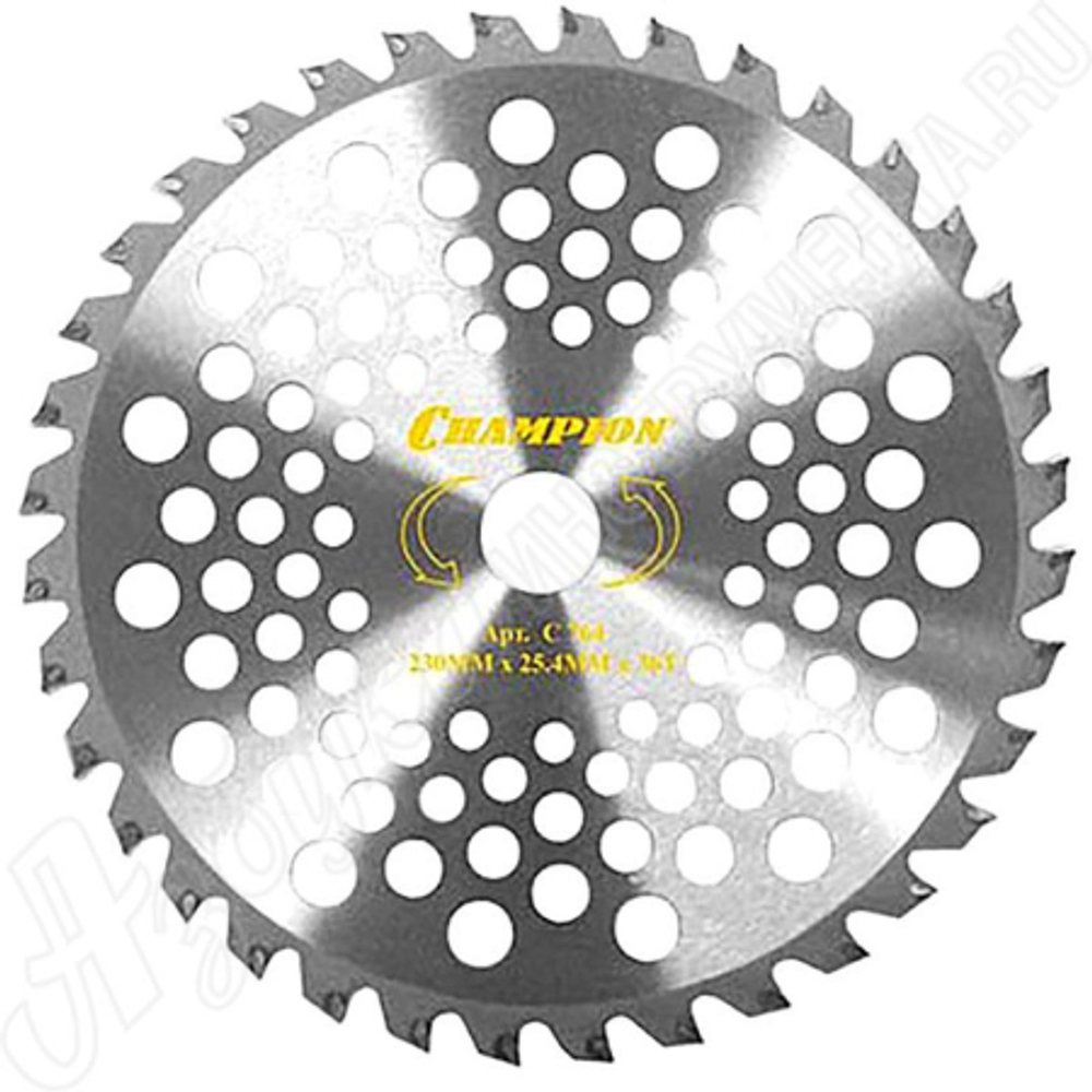 Нож CHAMPION 40 зубчатый d=255*25.4mm  твердосплавные зубцы   C5107