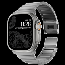Ремешок Nomad Titanium Band для Apple Watch 42/44/45/46/49мм, Silver (NM1A4HSXT0)