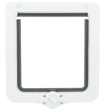 Дверца Trixie Flap Door 4-Way XXL, для кошек и собак, белая, 24x28 см