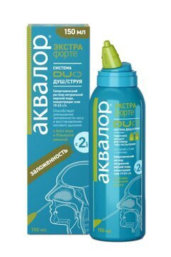 Аквалор Экстра Форте Дуо с Алое вера и Ромашкой римской 150 мл